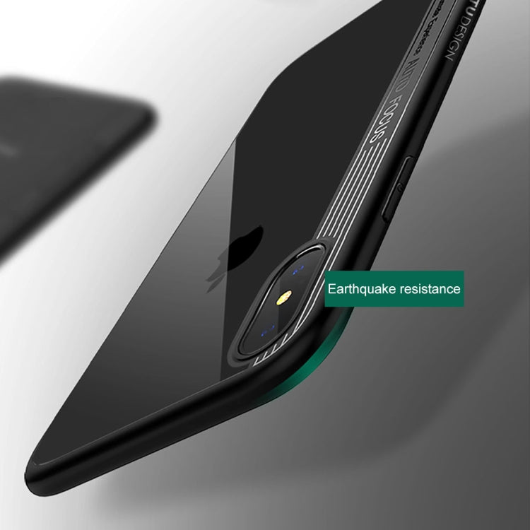 For iPhone X / XS TOTUDESIGN TPU + PC Dropproof Protective Back Cover Case