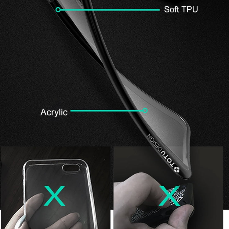 For iPhone X / XS TOTUDESIGN TPU + PC Dropproof Protective Back Cover Case