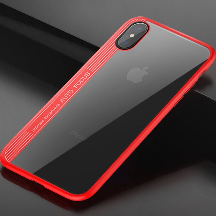 For iPhone X / XS TOTUDESIGN TPU + PC Dropproof Protective Back Cover Case