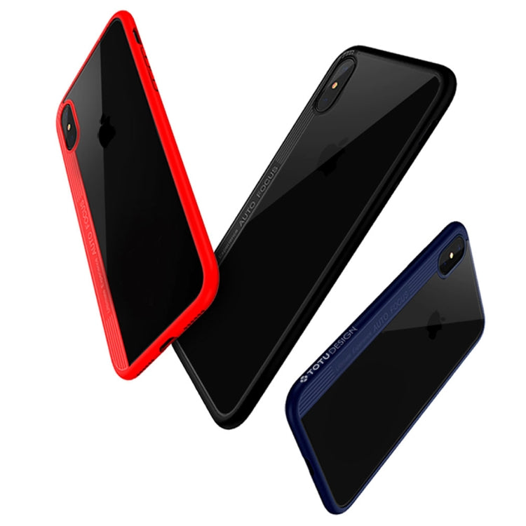 For iPhone X / XS TOTUDESIGN TPU + PC Dropproof Protective Back Cover Case