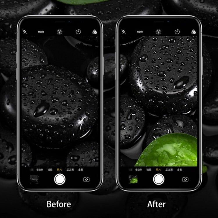 For iPhone X / iPhone XS / iPhone XS Max TOTUDESIGN High Permeability Tempered Glass Camera Lens Protective Film Set (Grey)