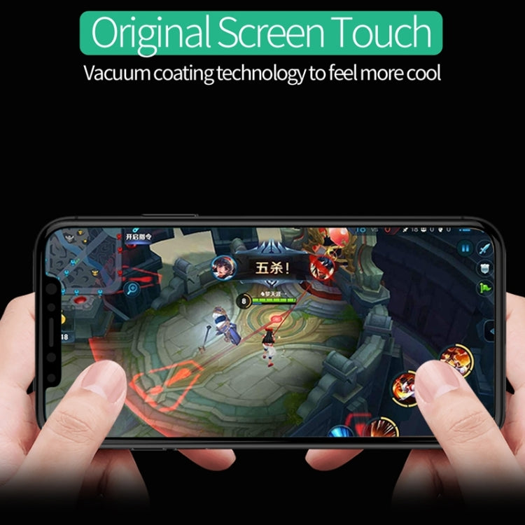 For iPhone X TOTUDESIGN 9H Surface Hardness 3D Full Coverage Anti-blue Light Eye Protection Tempered Glass HD Front Screen Protector