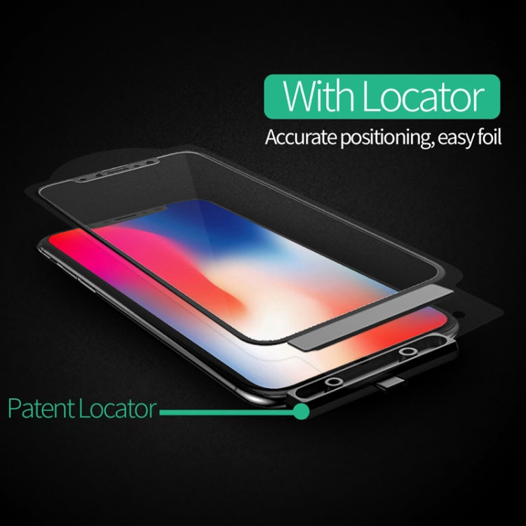 For iPhone X TOTUDESIGN 9H Surface Hardness 3D Full Coverage Anti-blue Light Eye Protection Tempered Glass HD Front Screen Protector