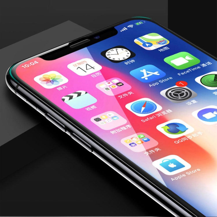 For iPhone X TOTUDESIGN 9H Surface Hardness 3D Soft Edge Tempered Glass HD Front Screen Protector