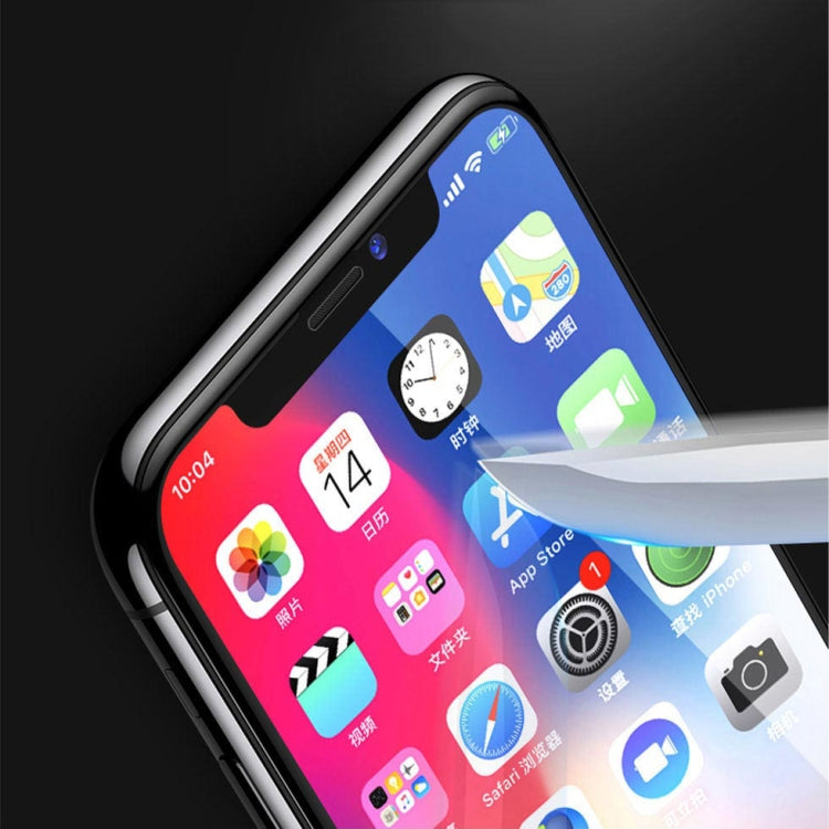 For iPhone X TOTUDESIGN 9H Surface Hardness 3D Soft Edge Anti-blue Light Eye Protection Tempered Glass Front Screen Protector