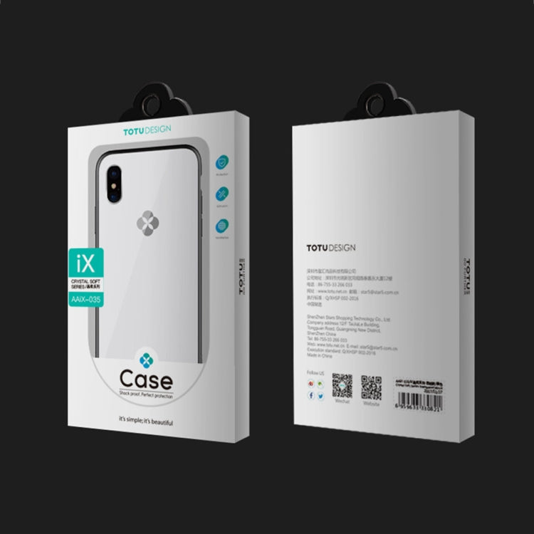 For iPhone X / XS TOTUDESIGN TPU +PC Protective Back Case