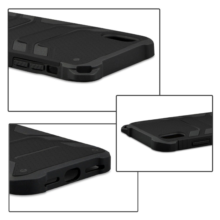For iPhone X / XS Shockproof Anti-slip TPU + PC Protective Back Case