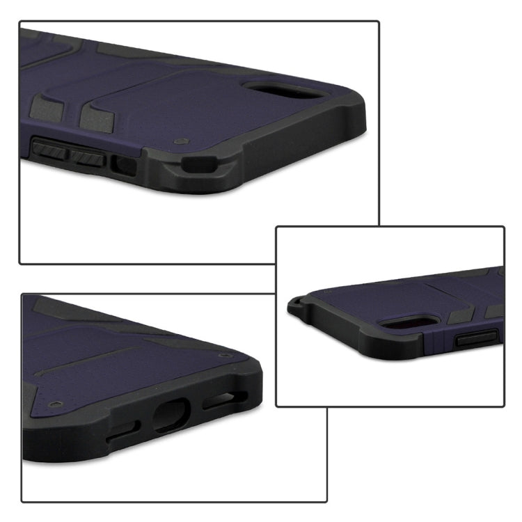 For iPhone X / XS Shockproof Anti-slip TPU + PC Protective Back Case