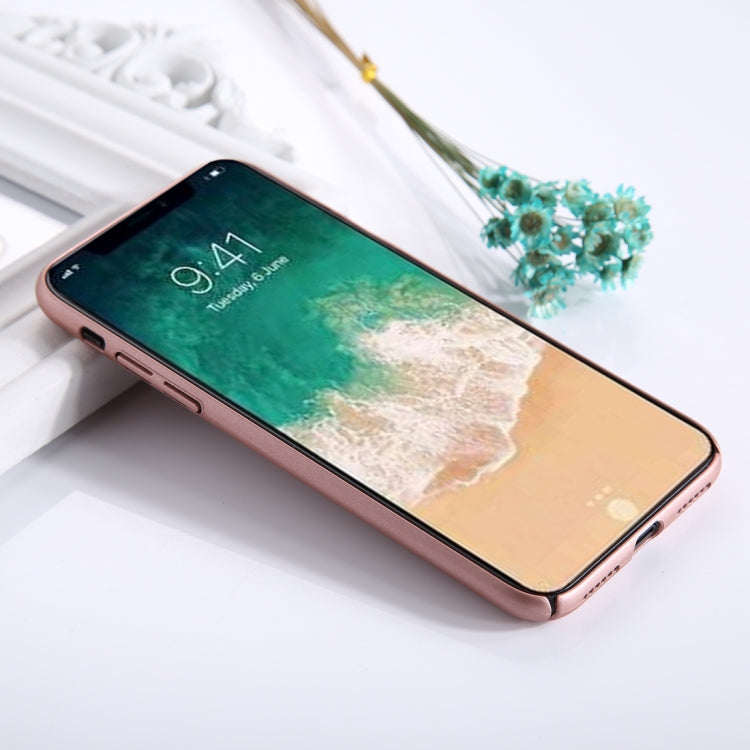 For iPhone X / XS Fuel Injection Breathable Mesh PC Anti-Scratch Protective Cover Case