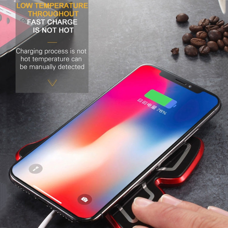 H1 Butterfly Style Intelligent Qi Standard Wireless Charger