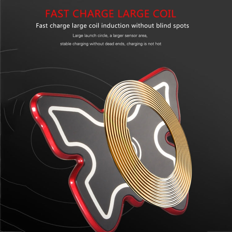 H1 Butterfly Style Intelligent Qi Standard Wireless Charger