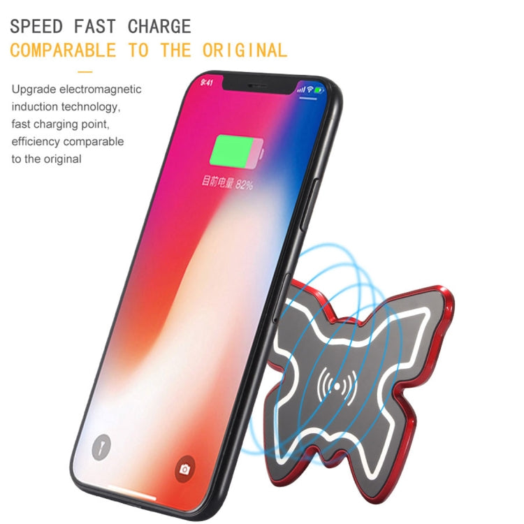 H1 Butterfly Style Intelligent Qi Standard Wireless Charger
