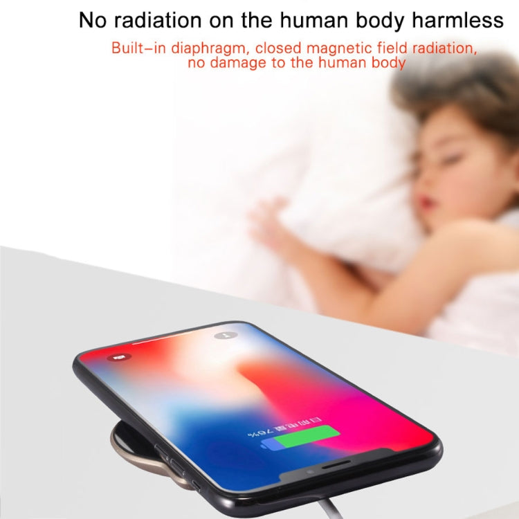 M1 Cat Style Intelligent Qi Standard Wireless Charger, For iPhone, Galaxy, Huawei, Xiaomi, LG, HTC and Other QI Standard Smart Phones