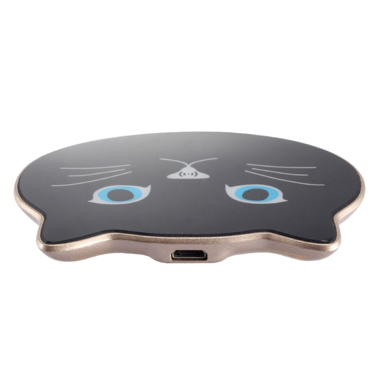 M1 Cat Style Intelligent Qi Standard Wireless Charger, For iPhone, Galaxy, Huawei, Xiaomi, LG, HTC and Other QI Standard Smart Phones