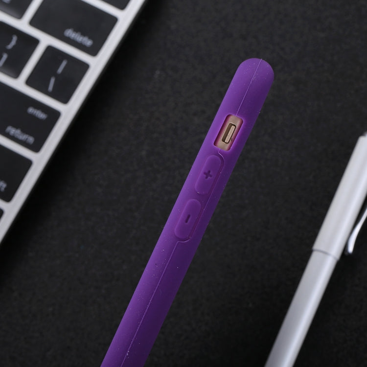 For iPhone X / XS Candy Color Full Coverage Ultra-soft Silicone