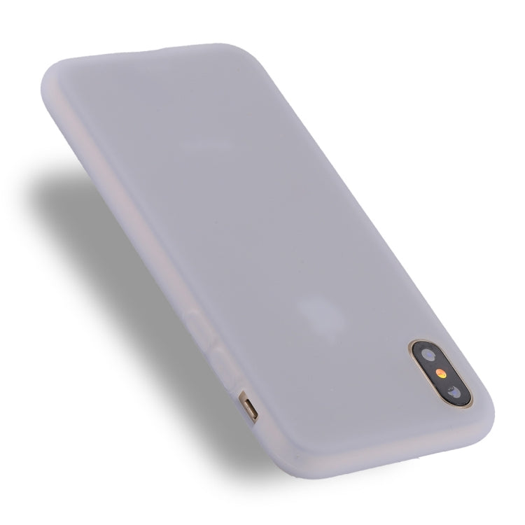 For iPhone X / XS Candy Color Full Coverage Ultra-soft Silicone