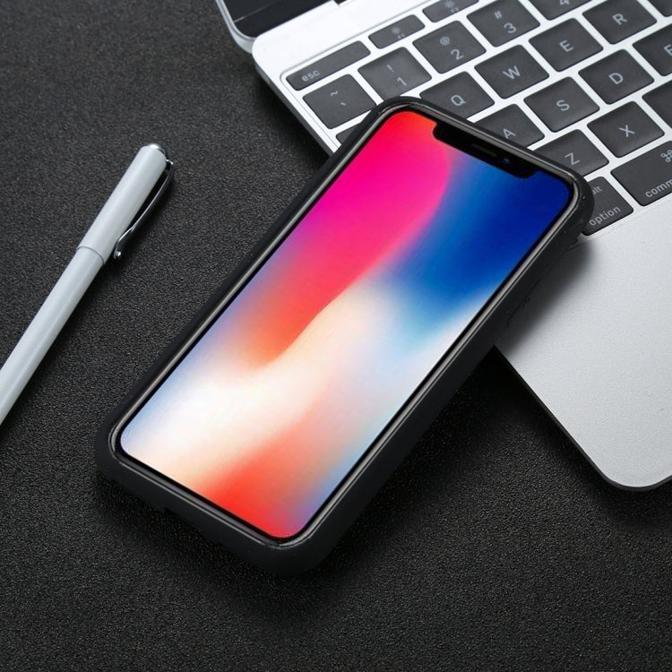 For iPhone X / XS Tire Texture Candy Color Silicone Soft