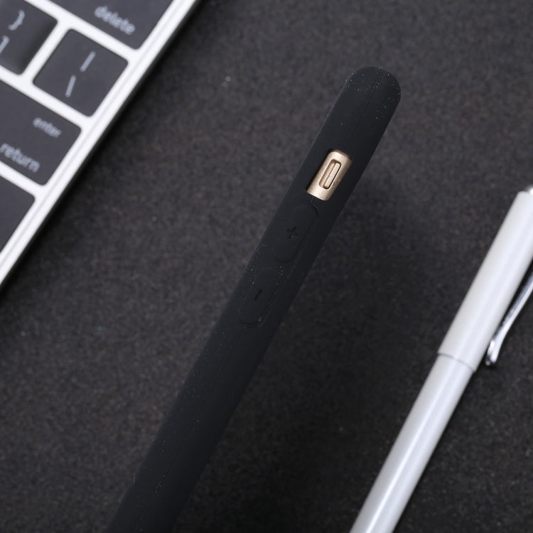 For iPhone X / XS Tire Texture Candy Color Silicone Soft