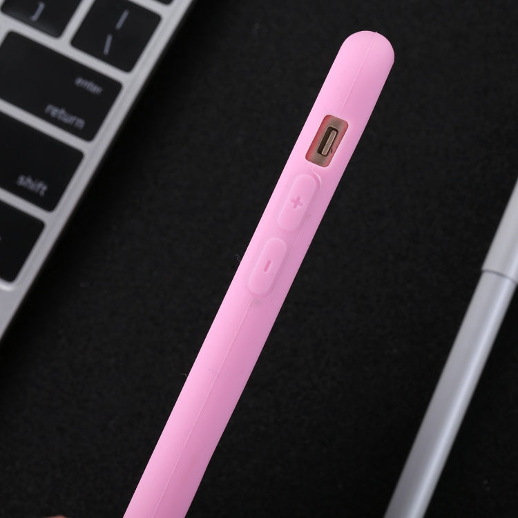 For iPhone X / XS Tire Texture Candy Color Silicone Soft