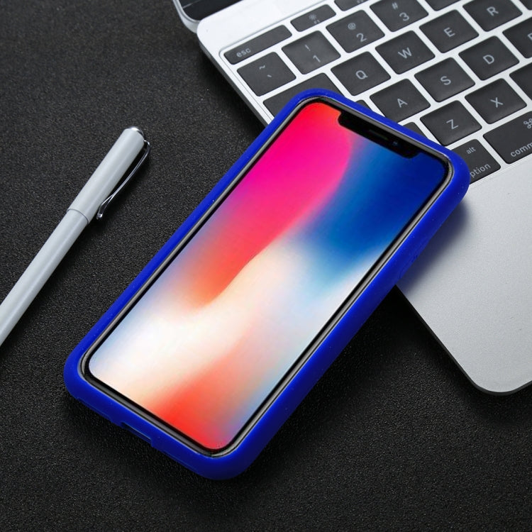 For iPhone X / XS Tire Texture Candy Color Silicone Soft