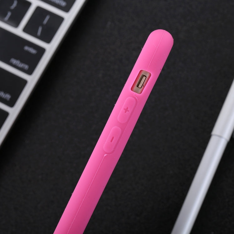 For iPhone X / XS Tire Texture Candy Color Silicone Soft
