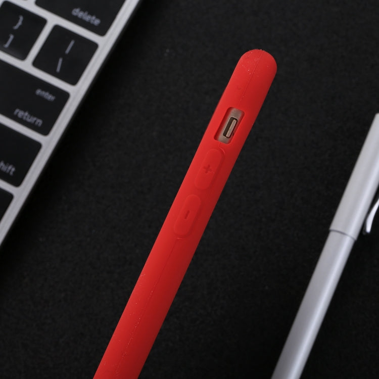 For iPhone X / XS Tire Texture Candy Color Silicone Soft