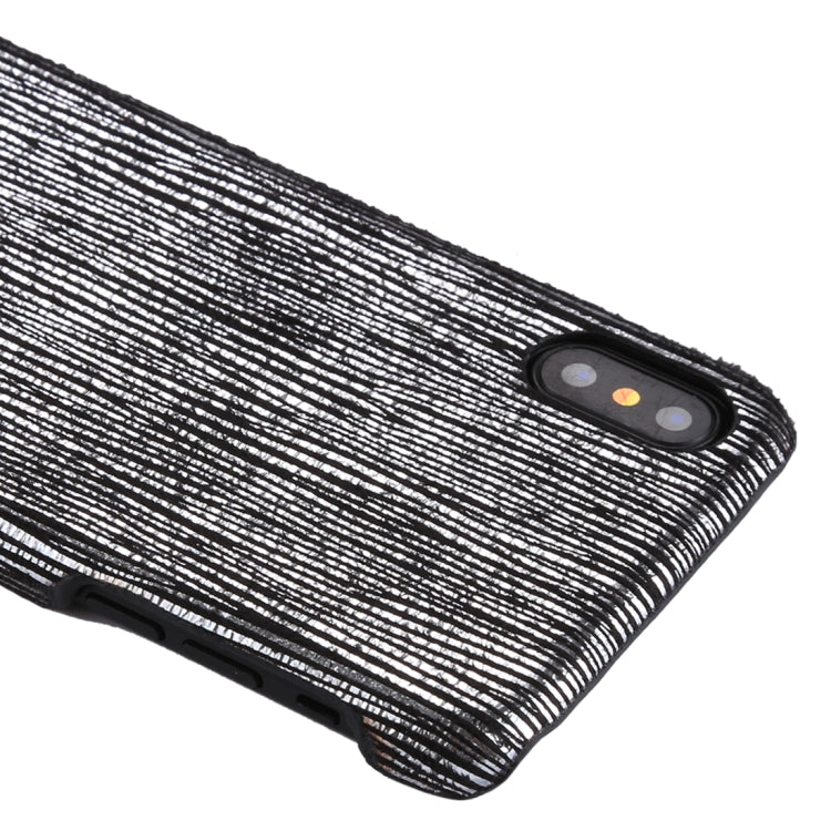 For iPhone X / XS PC Twinkle Stripes Pattern Protective Back Cover Case