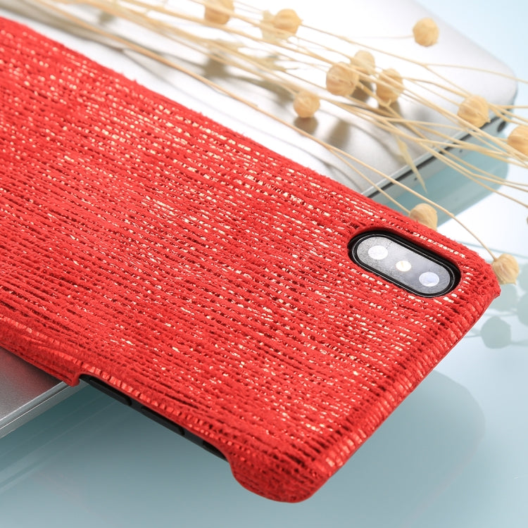 For iPhone X / XS PC Twinkle Stripes Pattern Protective Back Cover Case
