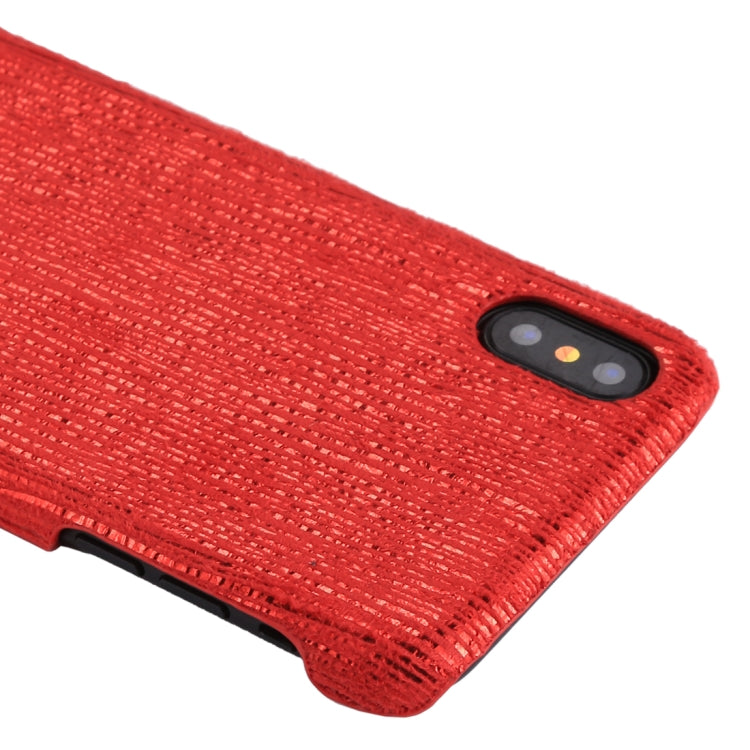 For iPhone X / XS PC Twinkle Stripes Pattern Protective Back Cover Case