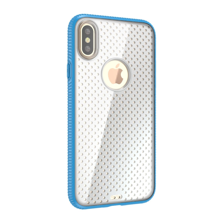 For iPhone X / XS Basketball Texture Anti-collision TPU Protective Back Cover Case