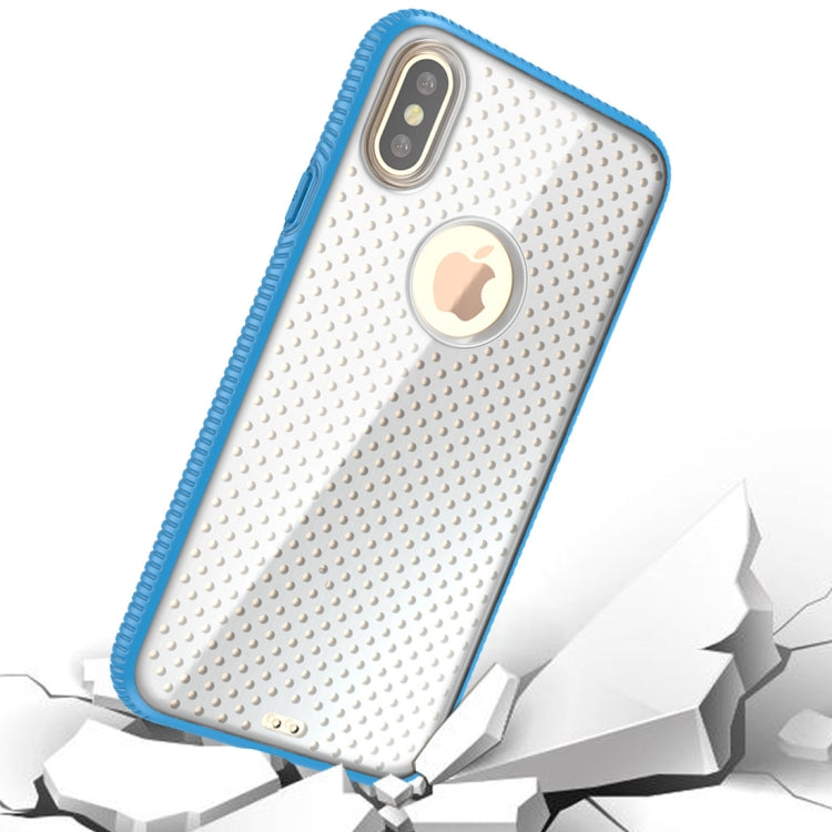 For iPhone X / XS Basketball Texture Anti-collision TPU Protective Back Cover Case