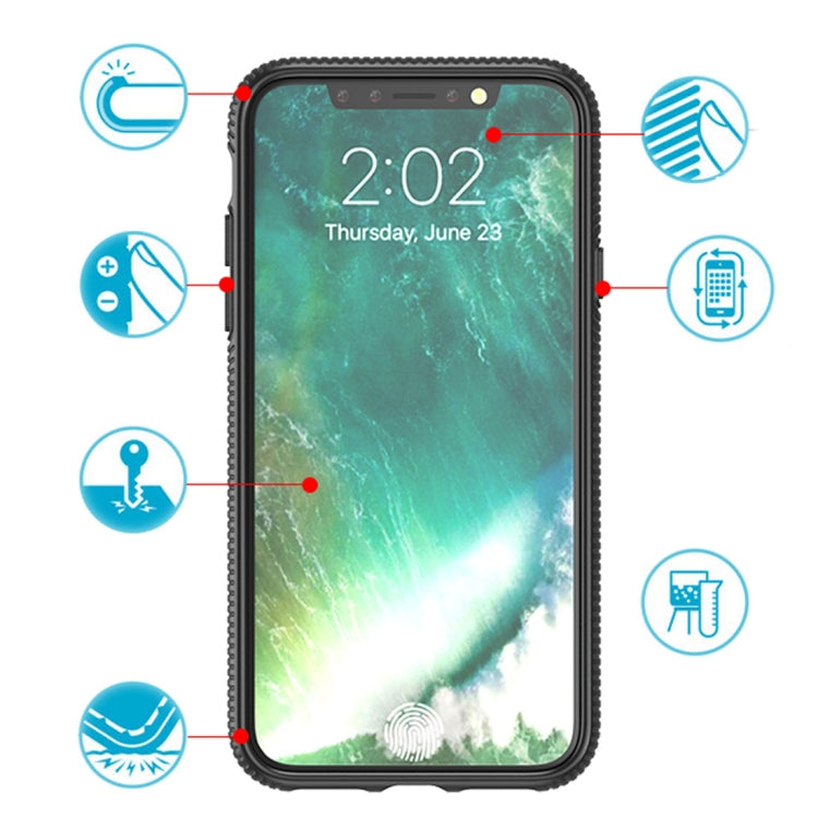 For iPhone X / XS Basketball Texture Anti-collision TPU Protective Back Cover Case