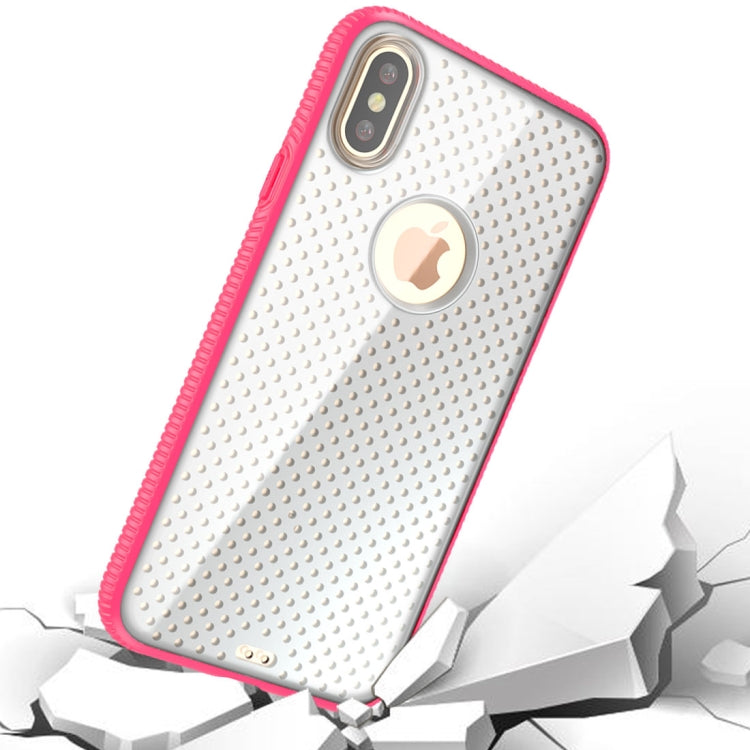 For iPhone X / XS Basketball Texture Anti-collision TPU Protective Back Cover Case