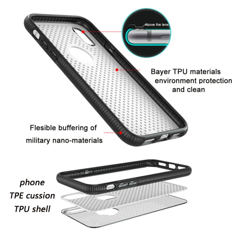 For iPhone X / XS Basketball Texture Anti-collision TPU Protective Back Cover Case