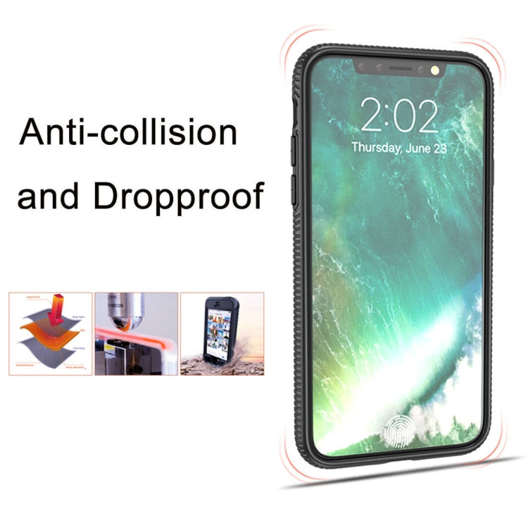 For iPhone X / XS Basketball Texture Anti-collision TPU Protective Back Cover Case