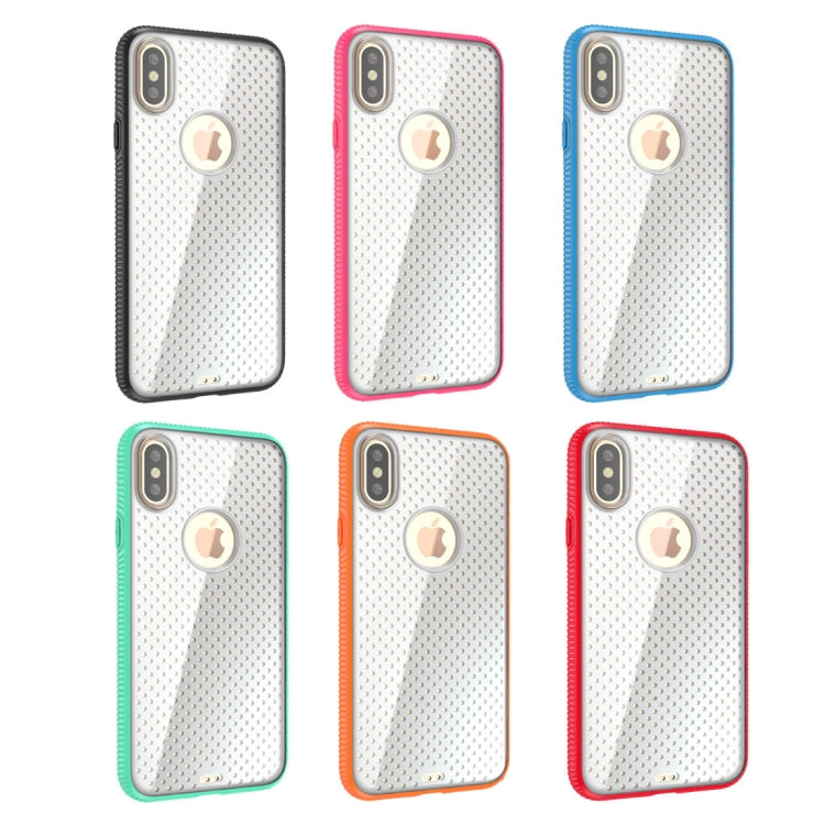 For iPhone X / XS Basketball Texture Anti-collision TPU Protective Back Cover Case