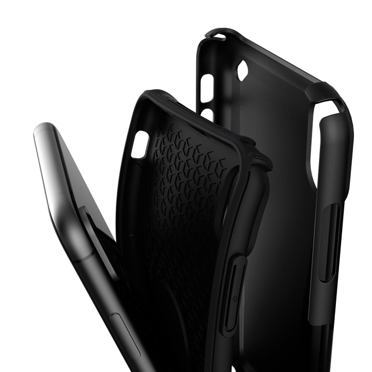 For iPhone X / XS Ultra-thin TPU+PC Mechanic Shockproof Protective Case