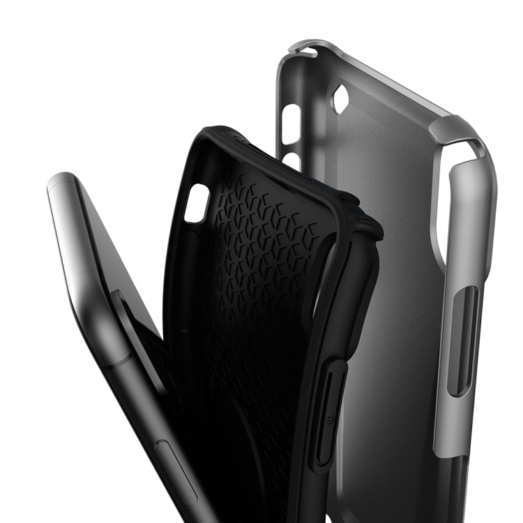 For iPhone X / XS Ultra-thin TPU+PC Mechanic Shockproof Protective Case