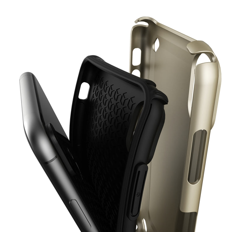 For iPhone X / XS Ultra-thin TPU+PC Mechanic Shockproof Protective Case