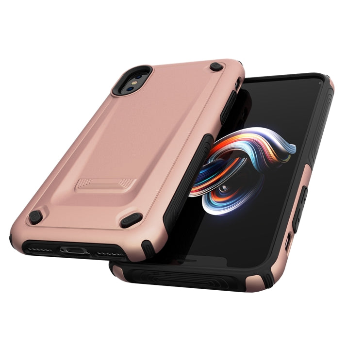 For iPhone X / XS Ultra-thin TPU+PC Mechanic Shockproof Protective Case