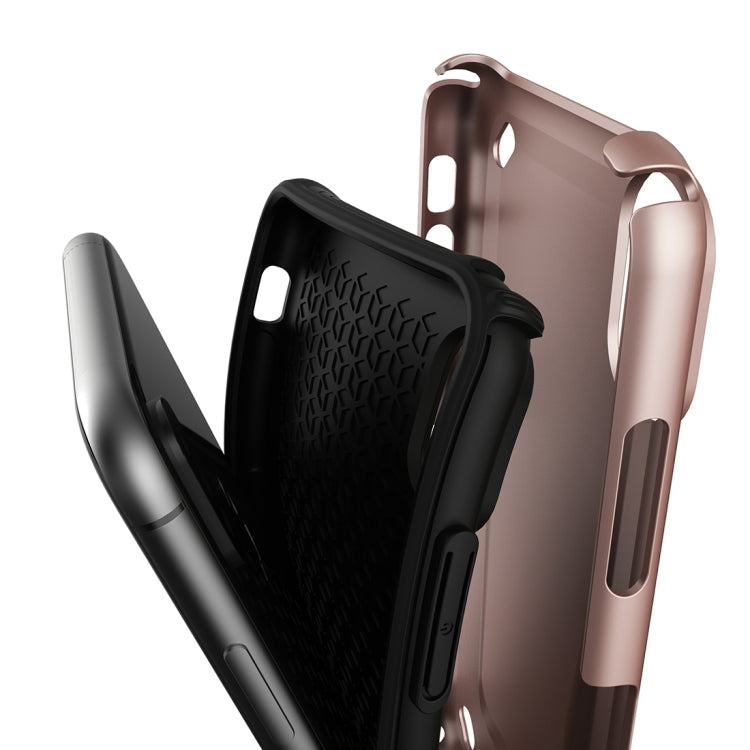 For iPhone X / XS Ultra-thin TPU+PC Mechanic Shockproof Protective Case