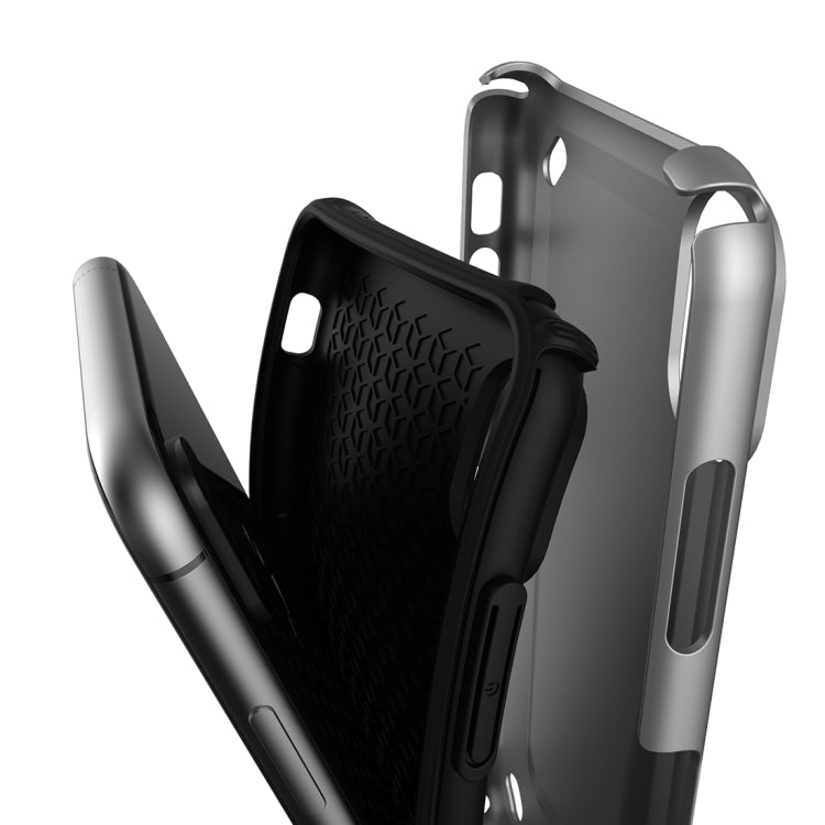 For iPhone X / XS Ultra-thin TPU+PC Mechanic Shockproof Protective Case