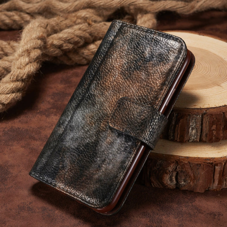 For iPhone X / XS Retro Literary Forest Series Horizontal Flip Leather Case with Holder & Card Slot & Wallet & Photo Frame