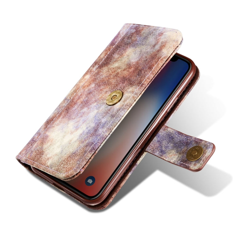 For iPhone X / XS Retro Literary Forest Series Horizontal Flip Leather Case with Holder & Card Slot & Wallet & Photo Frame