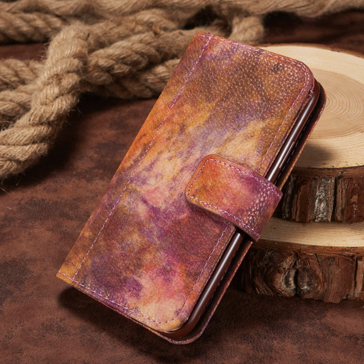 For iPhone X / XS Retro Literary Forest Series Horizontal Flip Leather Case with Holder & Card Slot & Wallet & Photo Frame