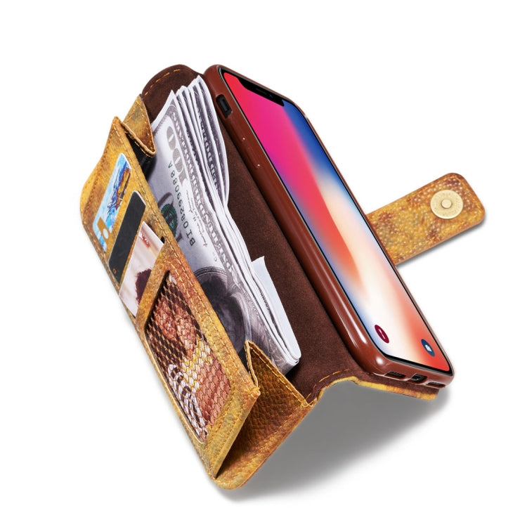 For iPhone X / XS Retro Literary Forest Series Horizontal Flip Leather Case with Holder & Card Slot & Wallet & Photo Frame