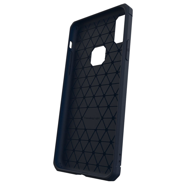 For iPhone X / XS Brushed Texture TPU Anti-slip Soft Protective Case