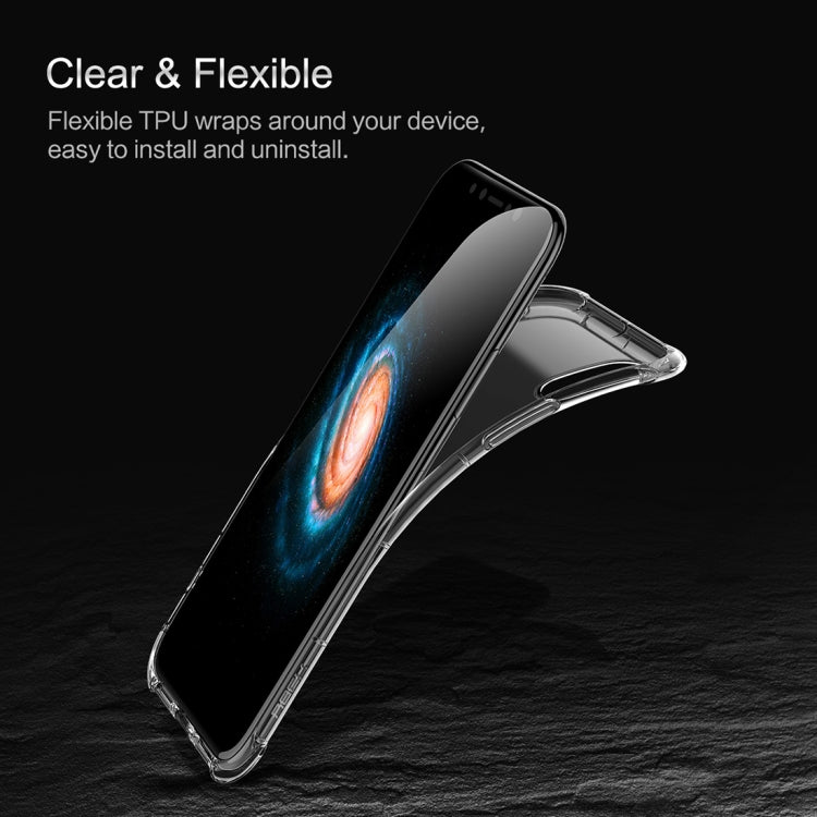 For iPhone X / XS ROCK Fence S Series Shockproof TPU Protection Case(Black)