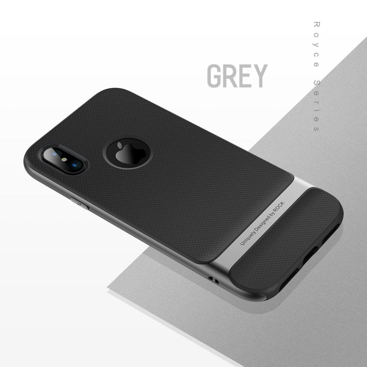 For iPhone X / XS ROCK Royce Series  PC + TPU Protective Back Cover Case