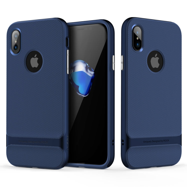 For iPhone X / XS ROCK Royce Series  PC + TPU Protective Back Cover Case